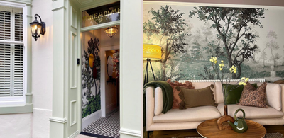Real Rooms: Murals at Nicola's house