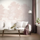 Land of Milk & Honey Blush Mural