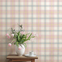 Tartanowski Taffy Pink Wallpaper