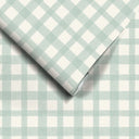 Buffalo Plaid Eau de Nil Wallpaper