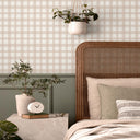 Buffalo Plaid Cashmere Wallpaper