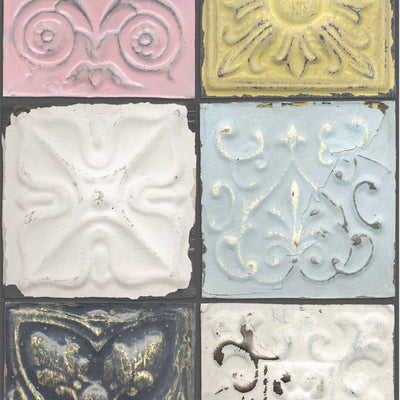 Tin Tiles in colour by Woodchip & Magnolia
