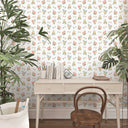 Posies in Cottage Cream Wallpaper