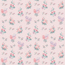 Posies in Pale Pink Wallpaper