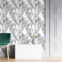 Banana Leaf Dove Grey Wallpaper By Woodchip & Magnolia