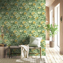Canopy Moss/Yellow Wallpaper