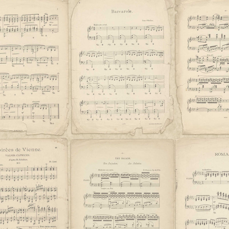 Vintage Music Score by Woodchip & Magnolia