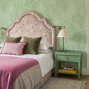 Craquelure Apple Green Wallpaper