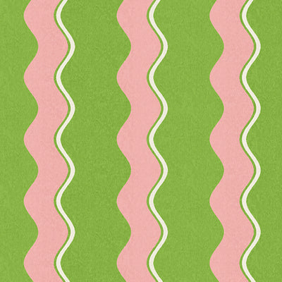 Cari Wave Lime Punch Wallpaper