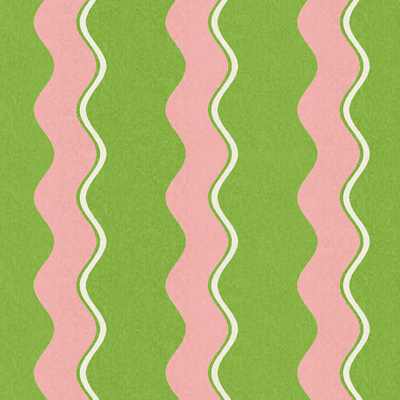 Cari Wave Lime Punch Wallpaper