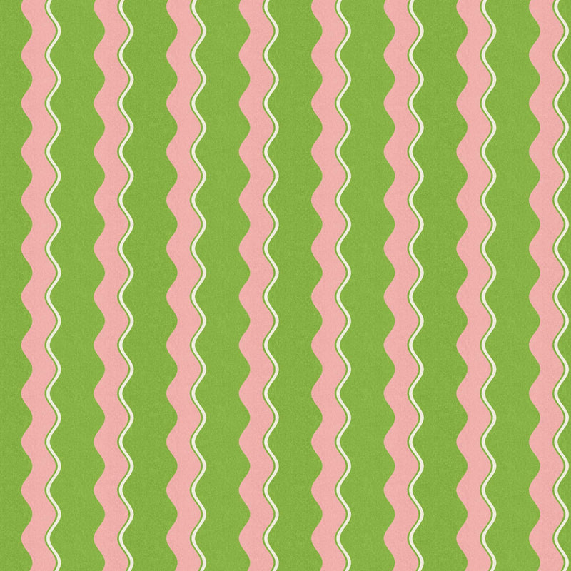 Cari Wave Lime Punch Wallpaper