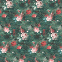 Ditsy Ava Marika Emerald Green Velvet Fabric