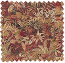 Palm House Russet Velvet Fabric