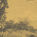 Zephyr - Just Trees English Mustard Mural