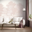 Land of Milk & Honey Blush Mural