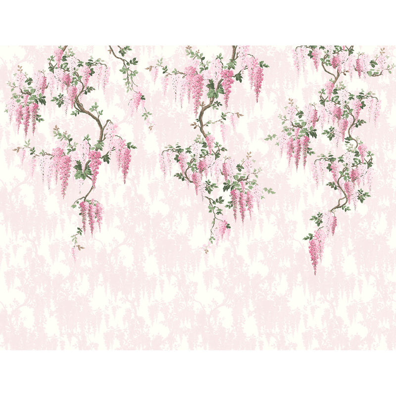 Wisteria Pink Ready Made Mural