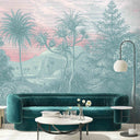 Sunrise Teal Ready Made Mural