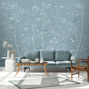 The Garden of Dreams - Teal Ready Made Mural