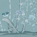 The Garden of Dreams - Teal Ready Made Mural