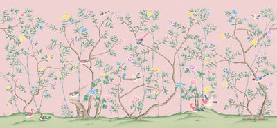 The Garden of Dreams - Magical Pink Mural