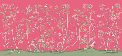 The Garden of Dreams - Fuchsia Mural