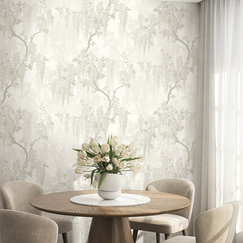 Wisteria Magnolia Wallpaper