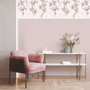 Wisteria Botanical Pretty Pink Border