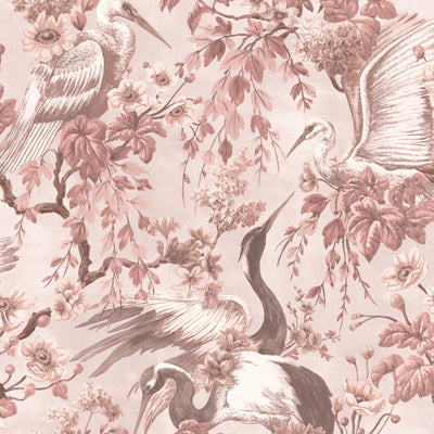 Maurice Blush Pink Wallpaper