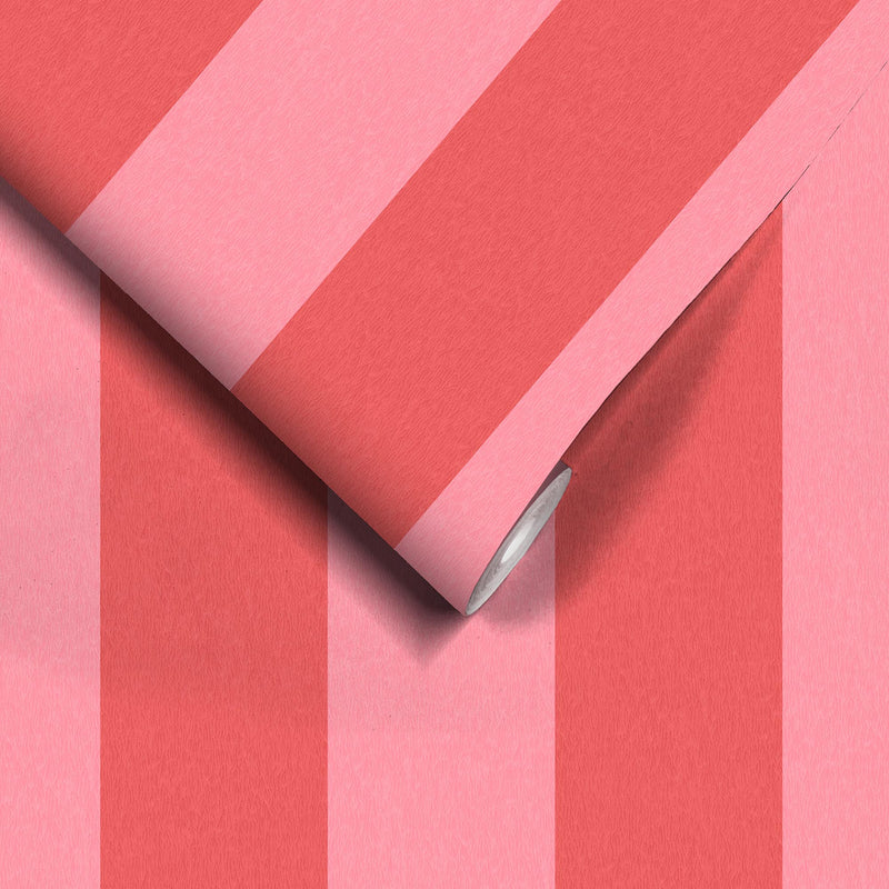 Awning Stripe Candy Cane Wallpaper