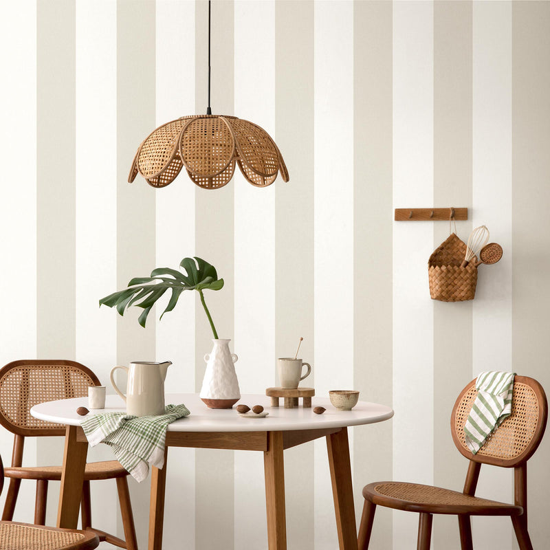 Awning Stripe Magnolia Wallpaper