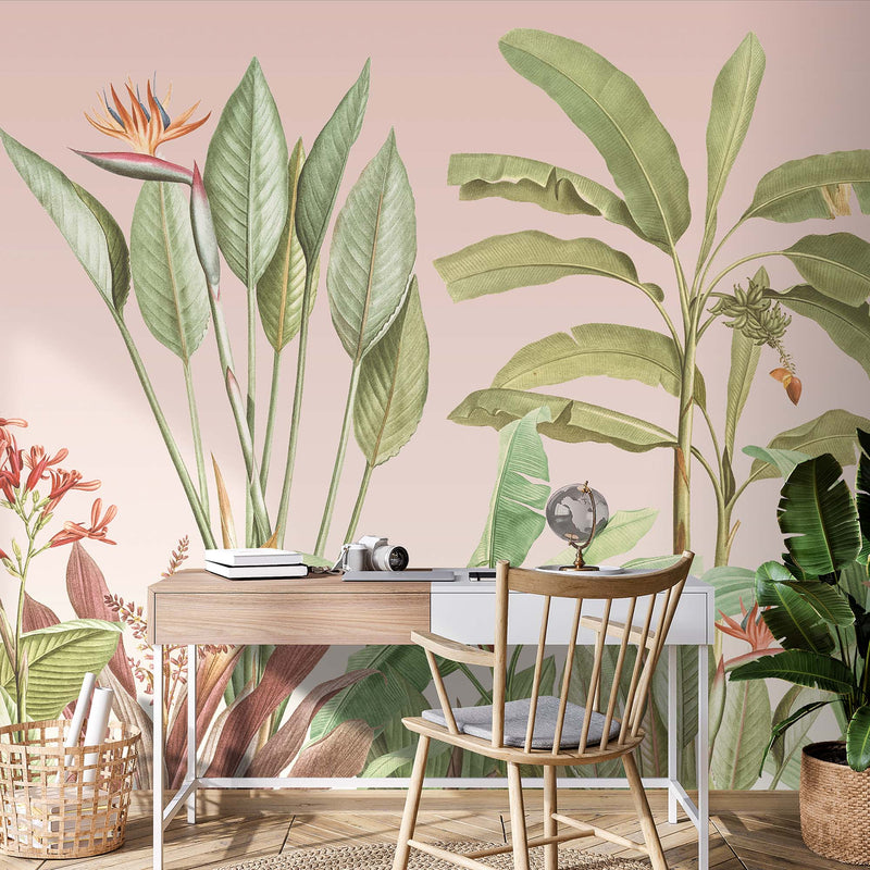 Palmira Blush Mural