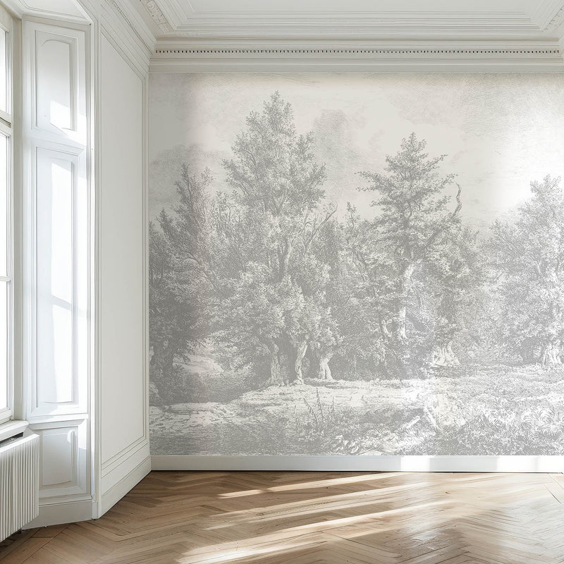 Lark Hill Silver Mural