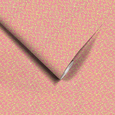 Rubigo Rhubarb Pink Wallpaper