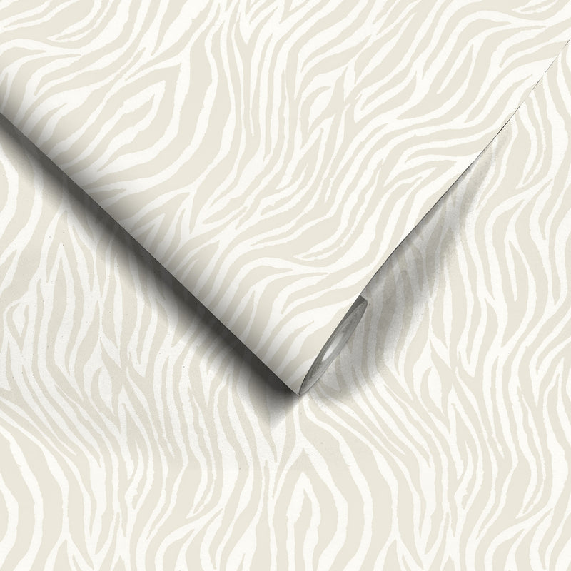 Debra Zebra Putty Wallpaper