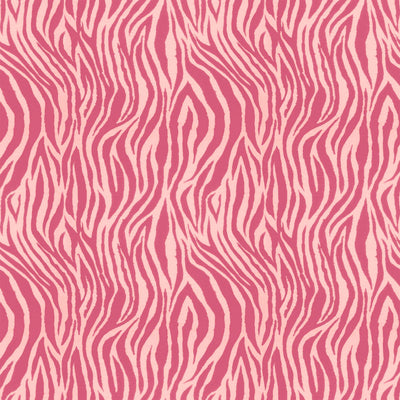 Debra Zebra Pink on Pink Wallpaper