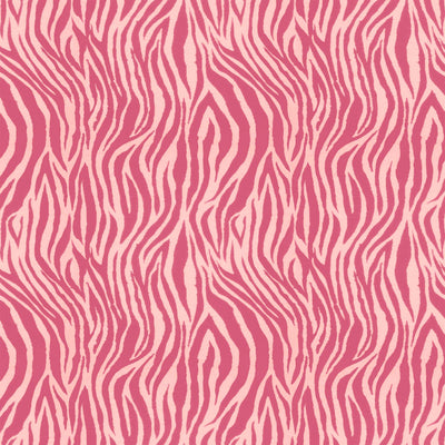 Debra Zebra Pink on Pink Wallpaper