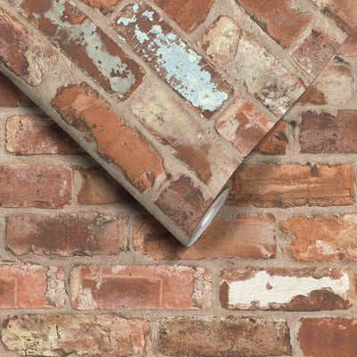 Castlefield Brick Clay Wallpaper