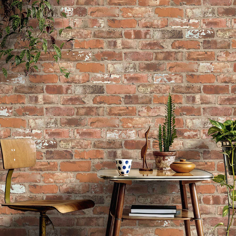 Castlefield Brick Clay Wallpaper