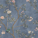 Onism Winter Blue Linen Fabric