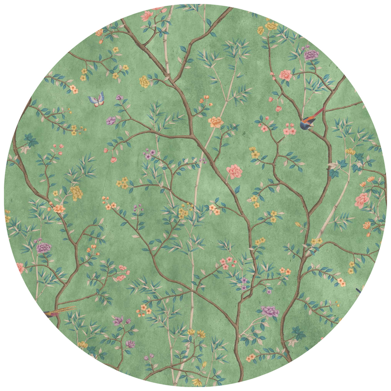 Onism Spring Green Velvet Fabric