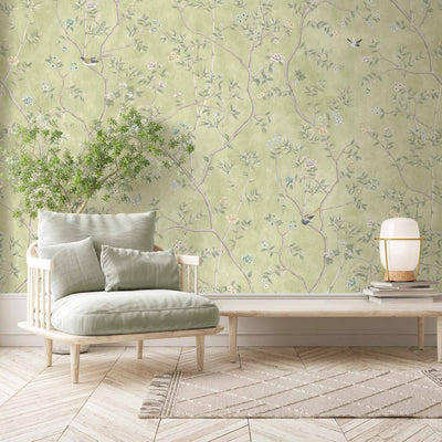 Onism Olive Green Wallpaper