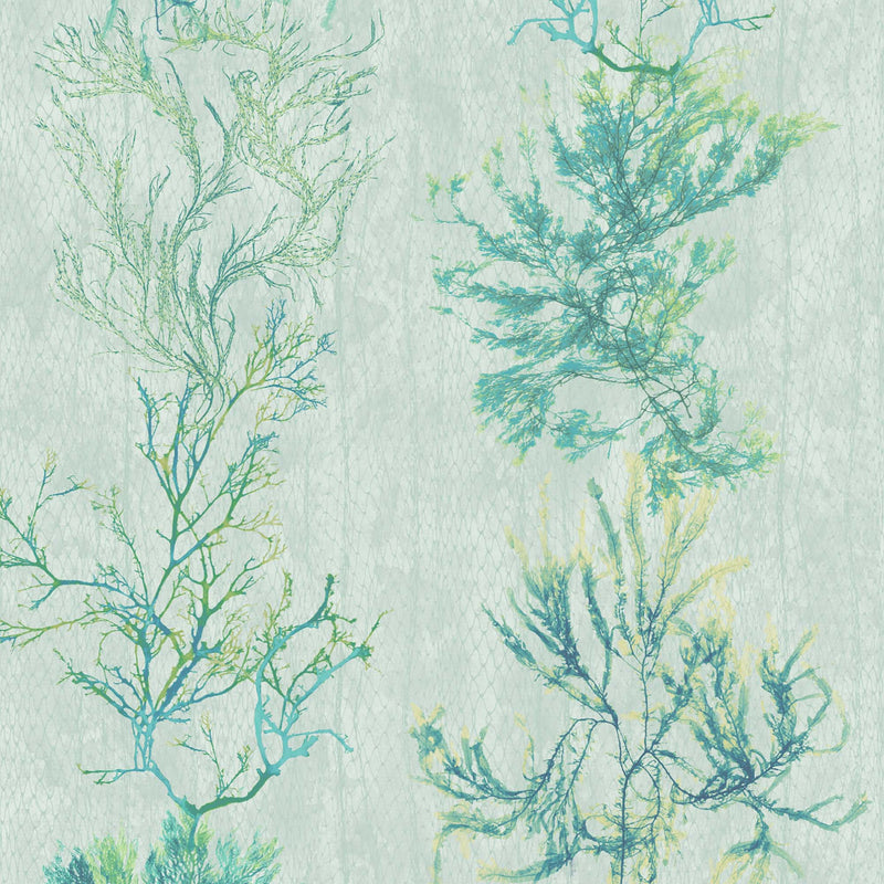 Seagrass Seaweed Stripe Aquamarine