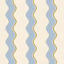 Cari Wave Sky Blue/Pebble Wallpaper