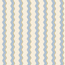Cari Wave Sky Blue/Pebble Linen Fabric