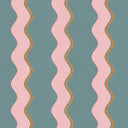 Cari Wave Marine Blue Wallpaper