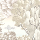 Enchanted Gardens Winter White Velvet Fabric