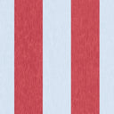 Jockey Stripe Helter Skelter Red Linen Fabric