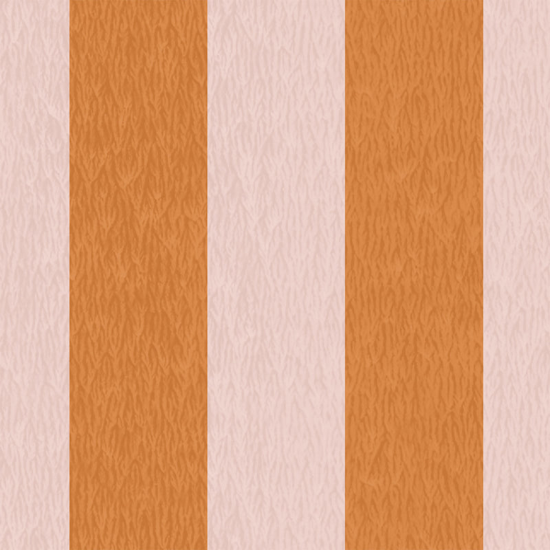 Jockey Stripe Pink/Gorse Wallpaper