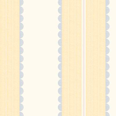 Pin Up Stripe Soft Yellow Wallpaper