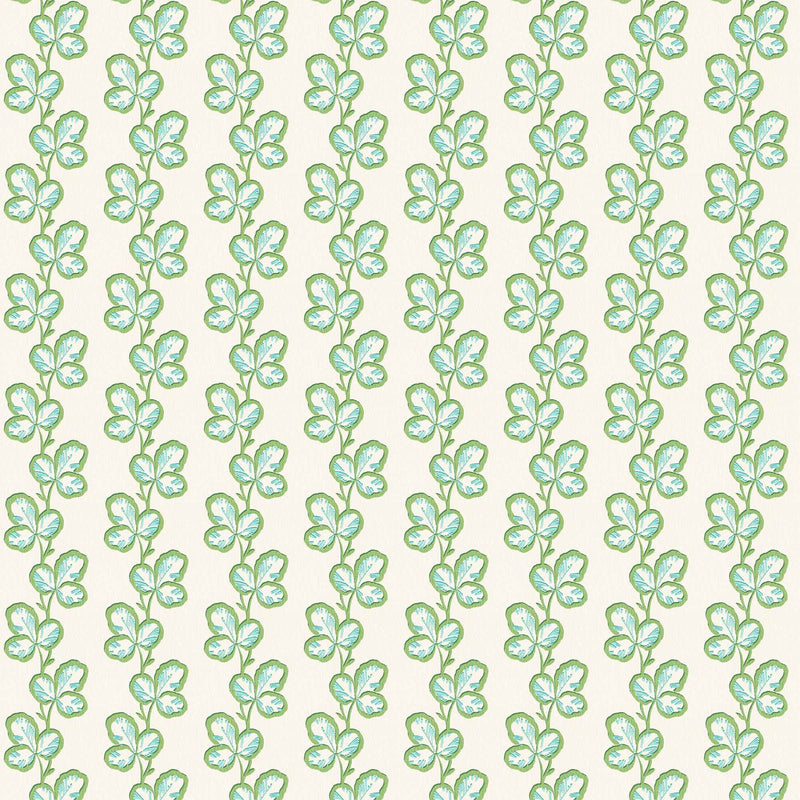 Paddy Olive Aqua Wallpaper